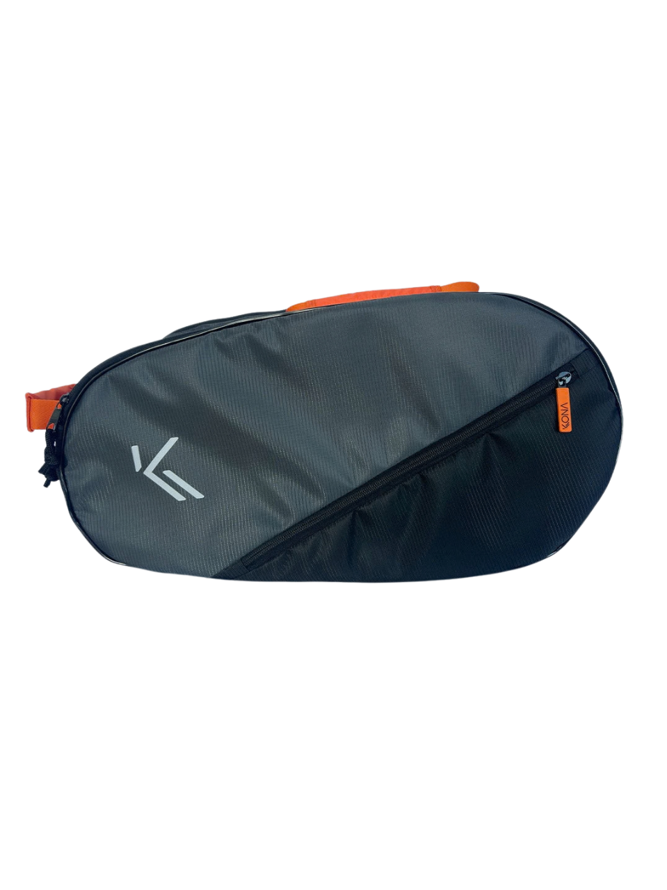 Raqueteira Basic Média Next Collection - Chumbo/Laranja