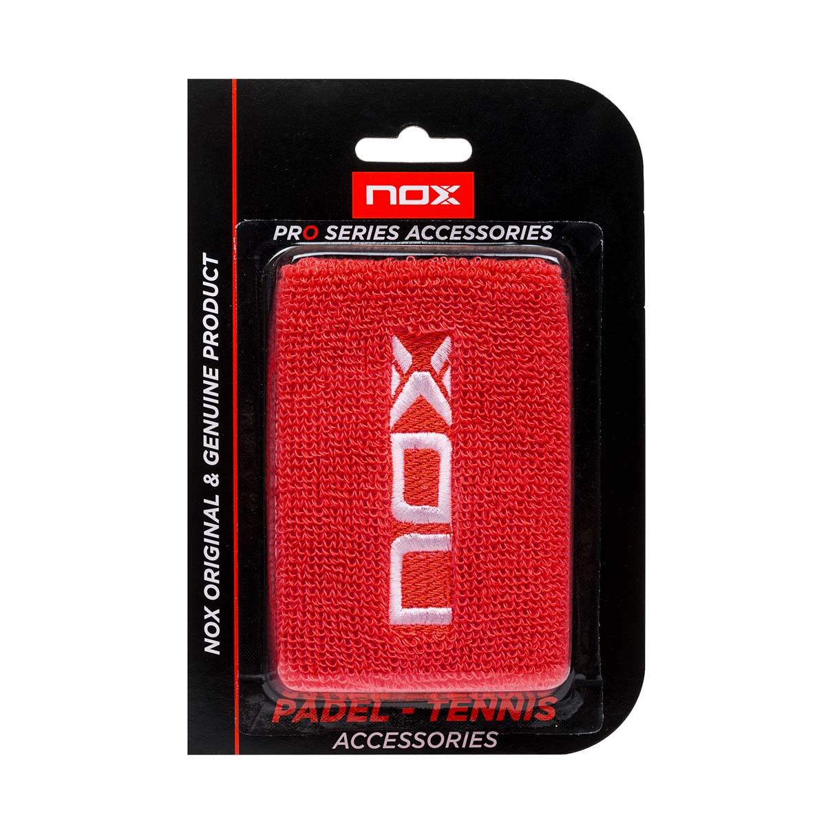 MUNHEQUEIRA NOX VERMELHA LOGO BRANCA