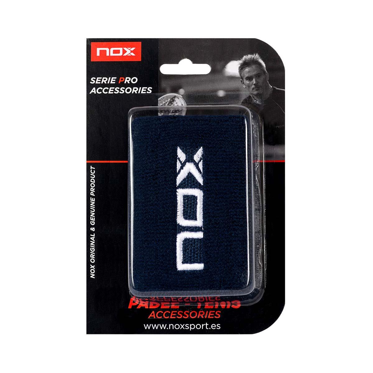 MUNHEQUEIRA BEACH TENNIS E PADEL ALGODÃO C/ 2 UNIDADES | NOX - AZUL