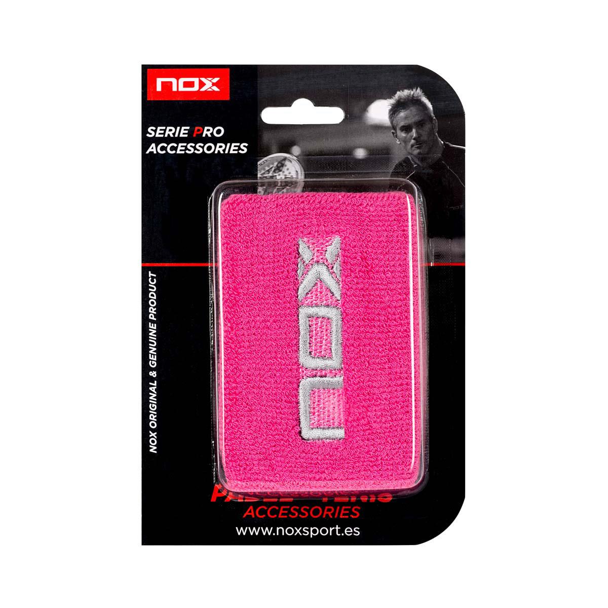 MUNHEQUEIRA NOX ROSA LOGO BRANCA